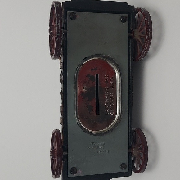 Vintage 1974 Banthrico Steam Engine Coin Bank - Picture 5 of 9